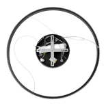 kelvo® DIAMOND KLV-101-0229 Κρεμαστό Φωτιστικό Οροφής LED 45W 4500lm 180° AC 220-240V IP20 Ρυθμιζόμενο Λευκό CCT με Χειριστήριο από 2700K έως 6000K Dimmable - Lumileds SMD Chip - Μαύρο Ματ - Μ60 x Π60 x Υ3cm - 3 Χρόνια Εγγύηση