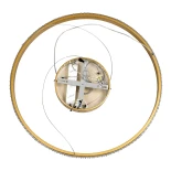 kelvo® DIAMOND KLV-101-0230 Κρεμαστό Φωτιστικό Οροφής LED 45W 4500lm 180° AC 220-240V IP20 Ρυθμιζόμενο Λευκό CCT με Χειριστήριο από 2700K έως 6000K Dimmable - Lumileds SMD Chip - Χρυσό Πλατίνα - Μ60 x Π60 x Υ3cm - 3 Χρόνια Εγγύηση