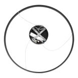 kelvo® DIAMOND KLV-101-0231 Κρεμαστό Φωτιστικό Οροφής LED 67W 6700lm 180° AC 220-240V IP20 Ρυθμιζόμενο Λευκό CCT με Χειριστήριο από 2700K έως 6000K Dimmable - Lumileds SMD Chip - Μαύρο Ματ - Μ80 x Π80 x Υ3cm - 3 Χρόνια Εγγύηση