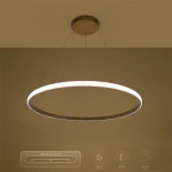 kelvo® DIAMOND KLV-101-0232 Κρεμαστό Φωτιστικό Οροφής LED 67W 6700lm 180° AC 220-240V IP20 Ρυθμιζόμενο Λευκό CCT με Χειριστήριο από 2700K έως 6000K Dimmable - Lumileds SMD Chip - Χρυσό Πλατίνα - Μ80 x Π80 x Υ3cm - 3 Χρόνια Εγγύηση