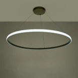 kelvo® DIAMOND KLV-101-0234 Κρεμαστό Φωτιστικό Οροφής LED 75W 7500lm 180° AC 220-240V IP20 Ρυθμιζόμενο Λευκό CCT με Χειριστήριο από 2700K έως 6000K Dimmable - Lumileds SMD Chip - Χρυσό Πλατίνα - Μ100 x Π100 x Υ3cm - 3 Χρόνια Εγγύηση