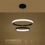 kelvo® DIAMOND KLV-101-0235 Κρεμαστό Φωτιστικό Οροφής LED 75W 7500lm 360° AC 220-240V IP20 Ρυθμιζόμενο Λευκό CCT με Χειριστήριο από 2700K έως 6000K Dimmable - Lumileds SMD Chip - Μαύρο Ματ - Μ60 x Π60 x Υ40cm - 3 Χρόνια Εγγύηση