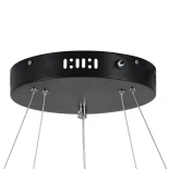 kelvo® DIAMOND KLV-101-0235 Κρεμαστό Φωτιστικό Οροφής LED 75W 7500lm 360° AC 220-240V IP20 Ρυθμιζόμενο Λευκό CCT με Χειριστήριο από 2700K έως 6000K Dimmable - Lumileds SMD Chip - Μαύρο Ματ - Μ60 x Π60 x Υ40cm - 3 Χρόνια Εγγύηση