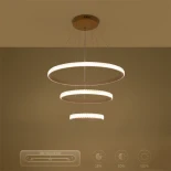 kelvo® DIAMOND KLV-101-0238 Κρεμαστό Φωτιστικό Οροφής LED 100W 10000lm 180° AC 220-240V IP20 Ρυθμιζόμενο Λευκό CCT με Χειριστήριο από 2700K έως 6000K Dimmable - Lumileds SMD Chip - Χρυσό Πλατίνα - Μ60 x Π60 x Υ60cm - 3 Χρόνια Εγγύηση