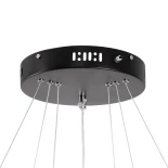 kelvo® DIAMOND KLV-101-0239 Κρεμαστό Φωτιστικό Οροφής LED 120W 12000lm 180° AC 220-240V IP20 Ρυθμιζόμενο Λευκό CCT με Χειριστήριο από 2700K έως 6000K Dimmable - Lumileds SMD Chip - Μαύρο Ματ - Μ80 x Π80 x Υ80cm - 3 Χρόνια Εγγύηση