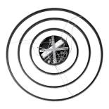 kelvo® DIAMOND KLV-101-0239 Κρεμαστό Φωτιστικό Οροφής LED 120W 12000lm 180° AC 220-240V IP20 Ρυθμιζόμενο Λευκό CCT με Χειριστήριο από 2700K έως 6000K Dimmable - Lumileds SMD Chip - Μαύρο Ματ - Μ80 x Π80 x Υ80cm - 3 Χρόνια Εγγύηση