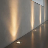 kelvo® KERIA KLV-101-0276 Χωνευτό Φωτιστικό Σποτ Δαπέδου για Λάμπα MR16 με Ντουί GU10 AC 220-240V Αδιάβροχο IP68 IK09 - Ανοξείδωτο Ατσάλι SS316 - Μ11 x Π11 x Υ11.5cm / Q10.4cm