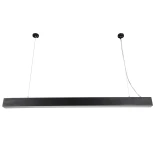 kelvo® ORION KLV-101-0362 Κρεμαστό Γραμμικό Φωτιστικό Οροφής LED 72W 7200lm 120° AC 220-240V IP20 Ρυθμιζόμενο Λευκό CCT με Χειριστήριο από 2700K έως 6000K Dimmable - Lumileds SMD Chip - Μαύρο Ματ - Μ120 x Π5 x Υ7.5cm - 3 Χρόνια Εγγύηση