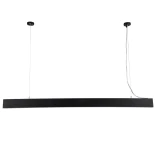 kelvo® ORION KLV-101-0362 Κρεμαστό Γραμμικό Φωτιστικό Οροφής LED 72W 7200lm 120° AC 220-240V IP20 Ρυθμιζόμενο Λευκό CCT με Χειριστήριο από 2700K έως 6000K Dimmable - Lumileds SMD Chip - Μαύρο Ματ - Μ120 x Π5 x Υ7.5cm - 3 Χρόνια Εγγύηση