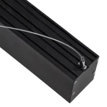 kelvo® ORION KLV-101-0362 Κρεμαστό Γραμμικό Φωτιστικό Οροφής LED 72W 7200lm 120° AC 220-240V IP20 Ρυθμιζόμενο Λευκό CCT με Χειριστήριο από 2700K έως 6000K Dimmable - Lumileds SMD Chip - Μαύρο Ματ - Μ120 x Π5 x Υ7.5cm - 3 Χρόνια Εγγύηση
