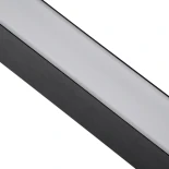 kelvo® ORION KLV-101-0362 Κρεμαστό Γραμμικό Φωτιστικό Οροφής LED 72W 7200lm 120° AC 220-240V IP20 Ρυθμιζόμενο Λευκό CCT με Χειριστήριο από 2700K έως 6000K Dimmable - Lumileds SMD Chip - Μαύρο Ματ - Μ120 x Π5 x Υ7.5cm - 3 Χρόνια Εγγύηση