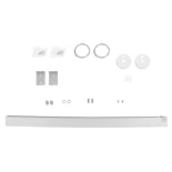 kelvo® ORION KLV-101-0363-V3 Γραμμικό Φωτιστικό Τοίχου / Απλίκα LED 72W 7200lm 120° AC 220-240V IP20 Ρυθμιζόμενο Λευκό CCT με Χειριστήριο από 2700K έως 6000K Dimmable - Lumileds SMD Chip - Λευκό Ματ - Μ120 x Π5 x Υ7.5cm - 3 Χρόνια Εγγύηση