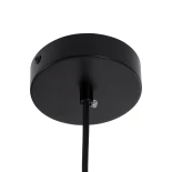 kelvo® BELLISSIMO KLV-101-0373 Κρεμαστό Φωτιστικό Οροφής για Λάμπα με Ντουί E27 AC 220-240V IP20 - Μαύρο Ματ & Λευκό - Μ20 x Π20 x Υ42cm