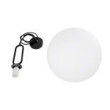 kelvo® BELLISSIMO KLV-101-0375 Κρεμαστό Φωτιστικό Οροφής για Λάμπα με Ντουί E27 AC 220-240V IP20 - Μαύρο Ματ & Λευκό - Μ40 x Π40 x Υ62cm