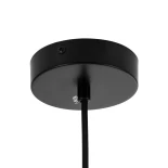 kelvo® ESTETICO KLV-101-0379 Κρεμαστό Φωτιστικό Οροφής για Λάμπα με Ντουί E27 AC 220-240V IP20 - Μαύρο Ματ & Λευκό - Μ20 x Π20 x Υ38cm