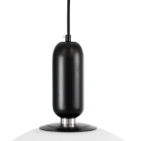 kelvo® ESTETICO KLV-101-0381 Κρεμαστό Φωτιστικό Οροφής για Λάμπα με Ντουί E27 AC 220-240V IP20 - Μαύρο Ματ & Λευκό - Μ40 x Π40 x Υ58cm