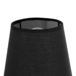 GLOBOSTAR® BLAKI 201-0115 Μοντέρνο Φωτιστικό Τοίχου - Απλίκα με Ντουί 1 x E27 AC 220-240V IP20 - Μαύρο - Μ40 x Π15 x Υ20cm