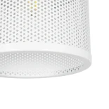 GLOBOSTAR® NETO 201-0129 Μοντέρνο Κρεμαστό Φωτιστικό Οροφής με Ντουί 1 x E27 AC 220-240V IP20 - Χρυσό & Λευκό - Μ18 x Π18 x Υ70cm