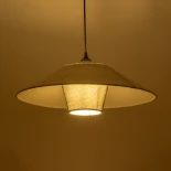 GLOBOSTAR® STORM 203-0292 Μοντέρνο Κρεμαστό Φωτιστικό Οροφής με Ντουί 1 x E27 AC 220-240V IP20 - Μαύρο & Γκρί  - Μ50 x Π50 x Υ24cm