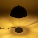 GLOBOSTAR® GAZETA 203-0296 Μοντέρνο Επιτραπέζιο Φωτιστικό Πορτατίφ με Ντουί 1 x E27 AC 220-240V IP20 - Μαύρο - Μ25 x Π25 x Υ39cm