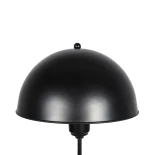 GLOBOSTAR® GAZETA 203-0296 Μοντέρνο Επιτραπέζιο Φωτιστικό Πορτατίφ με Ντουί 1 x E27 AC 220-240V IP20 - Μαύρο - Μ25 x Π25 x Υ39cm