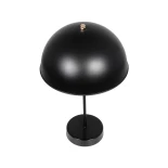 GLOBOSTAR® GAZETA 203-0298 Μοντέρνο Επιτραπέζιο Φωτιστικό Πορτατίφ με Ντουί 1 x E27 AC 220-240V IP20 - Μαύρο & Χρυσό - Μ25 x Π25 x Υ39cm