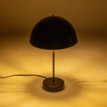 GLOBOSTAR® GAZETA 203-0300 Μοντέρνο Επιτραπέζιο Φωτιστικό Πορτατίφ με Ντουί 1 x E27 AC 220-240V IP20 - Μαύρο & Μπρονζέ - Μ25 x Π25 x Υ39cm