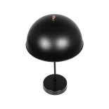 GLOBOSTAR® GAZETA 203-0300 Μοντέρνο Επιτραπέζιο Φωτιστικό Πορτατίφ με Ντουί 1 x E27 AC 220-240V IP20 - Μαύρο & Μπρονζέ - Μ25 x Π25 x Υ39cm