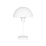 GLOBOSTAR® GAZETA 203-0301 Μοντέρνο Επιτραπέζιο Φωτιστικό Πορτατίφ με Ντουί 1 x E27 AC 220-240V IP20 - Λευκό  - Μ25 x Π25 x Υ39cm