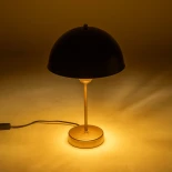 GLOBOSTAR® GAZETA 203-0305 Μοντέρνο Επιτραπέζιο Φωτιστικό Πορτατίφ με Ντουί 1 x E27 AC 220-240V IP20 - Μαύρο & Χρυσό - Μ25 x Π25 x Υ39cm