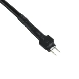 GloboStar® 226031 Connector AC/DC 230 Volt έως 10 μέτρα για OVALE 120° Degree Neon Flex LED DC 230V 2 Pin