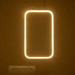 GLOBOSTAR® DEROBA 61300 Μοντέρνο Κρεμαστό Φωτιστικό Οροφής LED 12W 1320lm 360° AC 220-240V IP20 Ρυθμιζόμενο Λευκό CCT με On/Off 2700K/4500K/6000K - Lumileds SMD Chip - Νίκελ Βούρτσας - Μ16 x Π1.6 x Υ25.5cm - 3 Χρόνια Εγγύηση