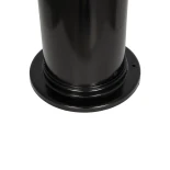 GLOBOSTAR® SOLARMIS 90536 Φωτιστικό Κολωνάκι Κήπου LED 10W 180lm 120° με Ενσωματωμένο Φωτοβολταϊκό Panel 6V 5W & Επαναφορτιζόμενη Μπαταρία Li-ion 3.2V 6000mAh με Αισθητήρα Ημέρας-Νύχτας Αδιάβροχο IP65 All in One CCT 6000K-4500K-2700K - Μαύρο - Μ22 x Π22 x