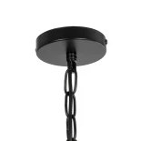 GLOBOSTAR® VERA 999-0069 Boho Κρεμαστό Φωτιστικό Οροφής με Ντουί 1 x E27 AC 220-240V IP20 - Καφέ - Μ50 x Π50 x Υ25cm