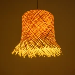 GLOBOSTAR® HAWAII 999-0125 Boho Κρεμαστό Φωτιστικό Οροφής με Ντουί 1 x E27 AC 220-240V IP20 - Μπεζ - Μ30 x Π30 x Υ30cm