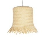 GLOBOSTAR® HAWAII 999-0125 Boho Κρεμαστό Φωτιστικό Οροφής με Ντουί 1 x E27 AC 220-240V IP20 - Μπεζ - Μ30 x Π30 x Υ30cm