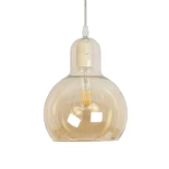 GLOBOSTAR® LUCREZIA 999-0143 Μοντέρνο Κρεμαστό Φωτιστικό Οροφής με Ντουί 1 x E27 AC 220-240V IP20 - Μελί - Μ18 x Π18 x Υ24cm