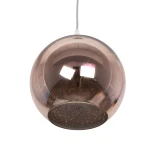 GLOBOSTAR® JUPITER 999-0146 Μοντέρνο Κρεμαστό Φωτιστικό Οροφής με Ντουί 1 x E27 AC 220-240V IP20 - Πολύχρωμο - Μ25 x Π25 x Υ26cm