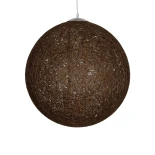 GLOBOSTAR® OCEANA 999-0156 Boho Κρεμαστό Φωτιστικό Οροφής με Ντουί 1 x E27 AC 220-240V IP20 - Καφέ - Μ60 x Π60 x Υ60cm