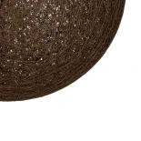 GLOBOSTAR® OCEANA 999-0156 Boho Κρεμαστό Φωτιστικό Οροφής με Ντουί 1 x E27 AC 220-240V IP20 - Καφέ - Μ60 x Π60 x Υ60cm