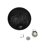 GLOBOSTAR® OCEANA 999-0157 Boho Κρεμαστό Φωτιστικό Οροφής με Ντουί 1 x E27 AC 220-240V IP20 - Μαύρο - Μ60 x Π60 x Υ60cm