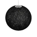 GLOBOSTAR® OCEANA 999-0157 Boho Κρεμαστό Φωτιστικό Οροφής με Ντουί 1 x E27 AC 220-240V IP20 - Μαύρο - Μ60 x Π60 x Υ60cm