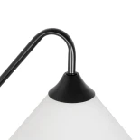 GLOBOSTAR® ALESSIA 999-0177 Μοντέρνο Φωτιστικό Τοίχου - Απλίκα με Ντουί 1 x E27 AC 220-240V IP20 - Μπεζ & Μαύρο - Μ18 x Π26 x Υ29cm