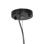 GLOBOSTAR® CUBE 999-0215 Μοντέρνο Κρεμαστό Φωτιστικό Οροφής με Ντουί 1 x E27 AC 220-240V IP20 - Μαύρο - Μ70 x Π70 x Υ87cm