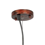 GLOBOSTAR® CUBE 999-0216 Μοντέρνο Κρεμαστό Φωτιστικό Οροφής με Ντουί 1 x E27 AC 220-240V IP20 - Χάλκινο - Μ70 x Π70 x Υ87cm