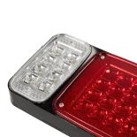 GLOBOSTAR® ARROWLIGHT 999-0262 Πίσω Φανάρι Οχημάτων Βέλος LED 9W 360lm 180° DC 24V Αδιάβροχο IP66 Πορτοκαλί & Κόκκινο & Ψυχρό Λευκό 6000K - Μ40 x Π3.5 x Υ15cm - Πακέτο 2 Τεμαχίων - 1 Χρόνο Εγγύηση