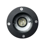 kelvo® GARDELINI KLV-101-0001-V2 Φωτιστικό Σποτ Τοίχου με Βάση για Λάμπα MR16 με Ντουί GU10 AC 220-240V Αδιάβροχο IP65 - Μαύρο Ματ - Μ10 x Π10 x Υ30cm