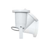 kelvo® GARDELINI KLV-101-0003-V2 Φωτιστικό Σποτ Τοίχου με Βάση για Λάμπα MR16 με Ντουί GU10 AC 220-240V Αδιάβροχο IP65 -  Λευκό Ματ - Μ10 x Π10 x Υ30cm