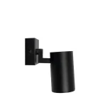 kelvo® SPOTA KLV-101-0134-V2 Κινούμενο Φωτιστικό Σποτ Τοίχου για Λάμπα MR16 με Ντουί GU10 AC 220-240V IP20 - Μαύρο Ματ - Μ7 x Π6 x Υ14cm