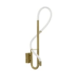 kelvo® GLOW KLV-101-0148-V2 Φωτιστικό Τοίχου / Απλίκα LED 18W 1800lm 360° AC 220-240V IP20 Ρυθμιζόμενο Λευκό CCT με On/Off 2700K/4500K/6000K - Lumileds SMD Chip - Χρυσό Πλατίνα - Μ65 x Π30 x Υ30cm - 3 Χρόνια Εγγύηση